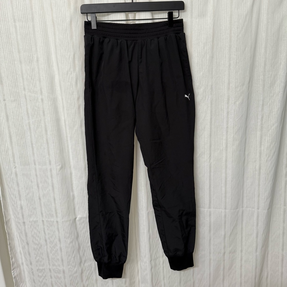 Black Puma Trackpants Joggers with pockets